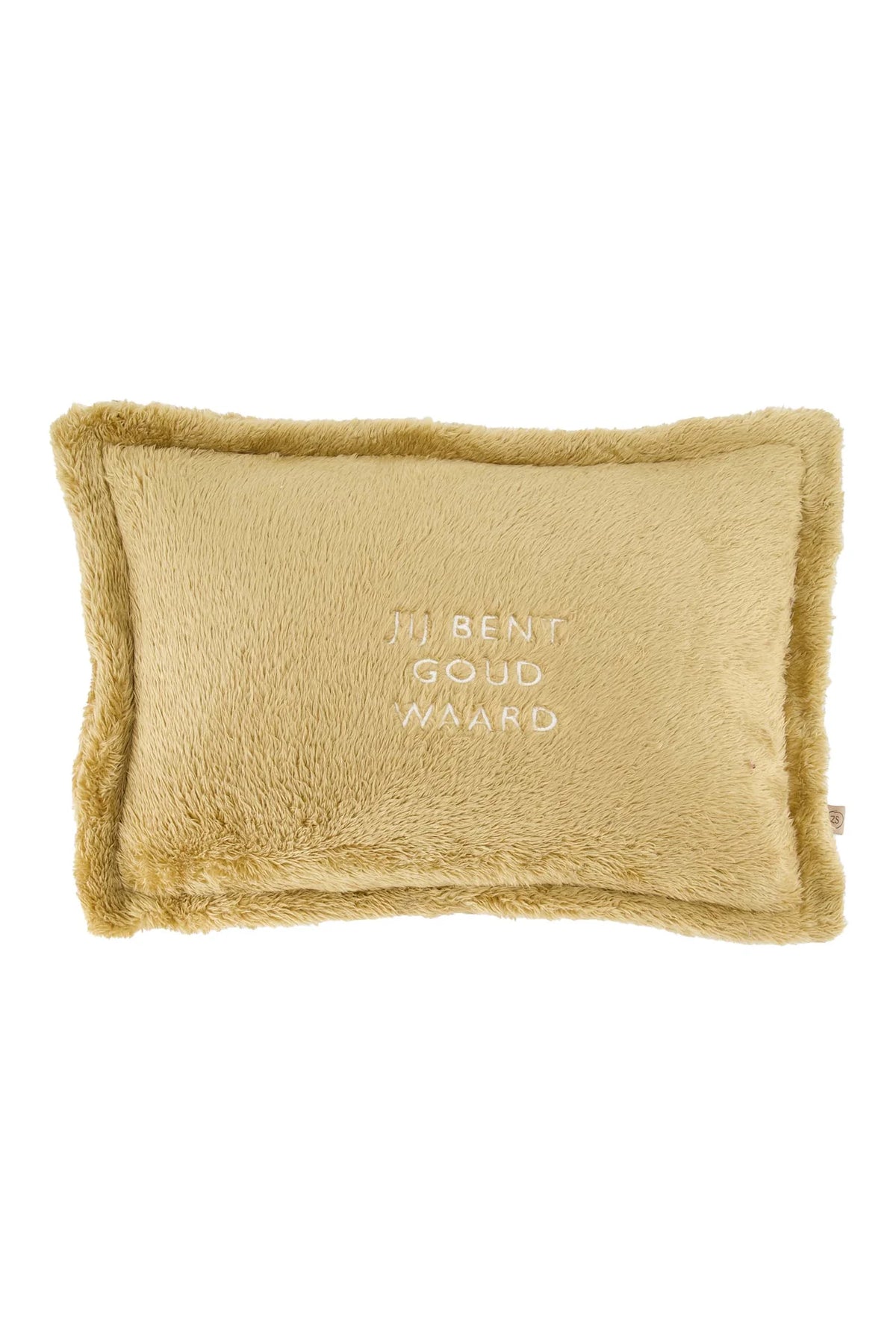 Zusss kussen fluffy jij bent goud waard 35x25cm