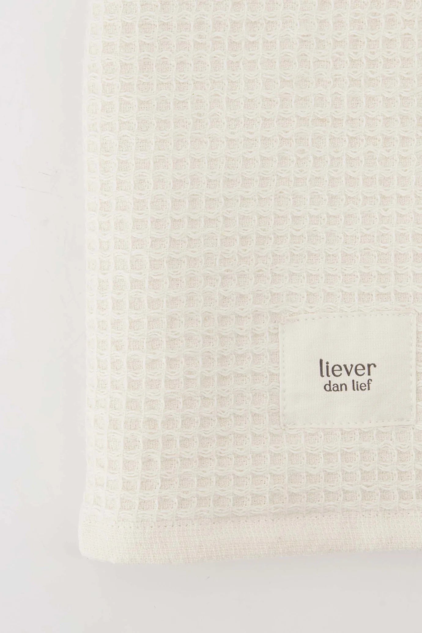 Zusss badhanddoek liever dan lief off white