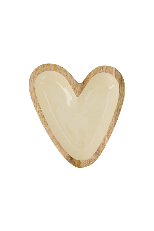 Zusss houten kom hartje S Sand