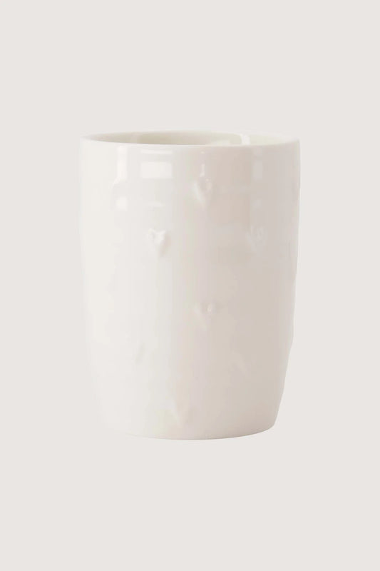 Zusss koffiemok hartjes wit