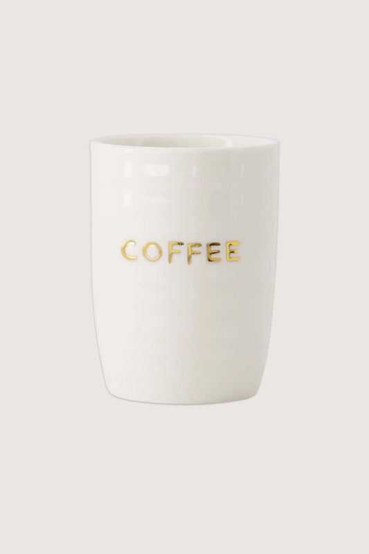 Zusss koffiemok wit - love gouden letters