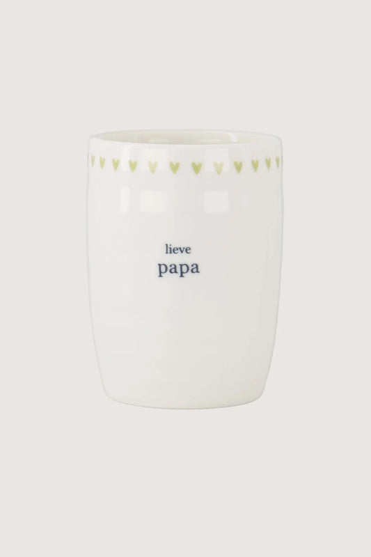 Zusss koffiemok lieve papa wit