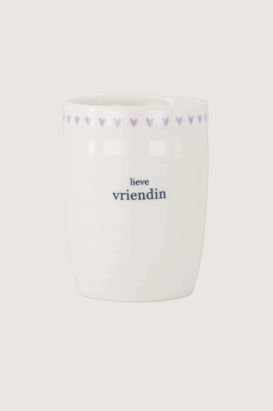 Zusss koffiemok lieve vriendin
