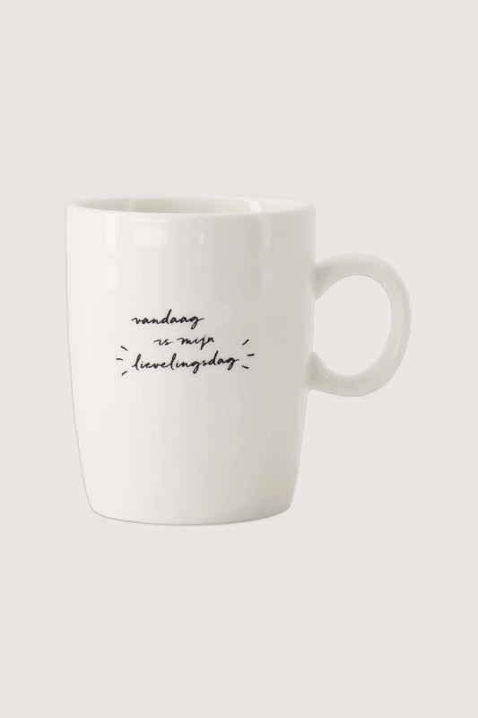 Zusss theemok met oor wit -  lievelingsdag