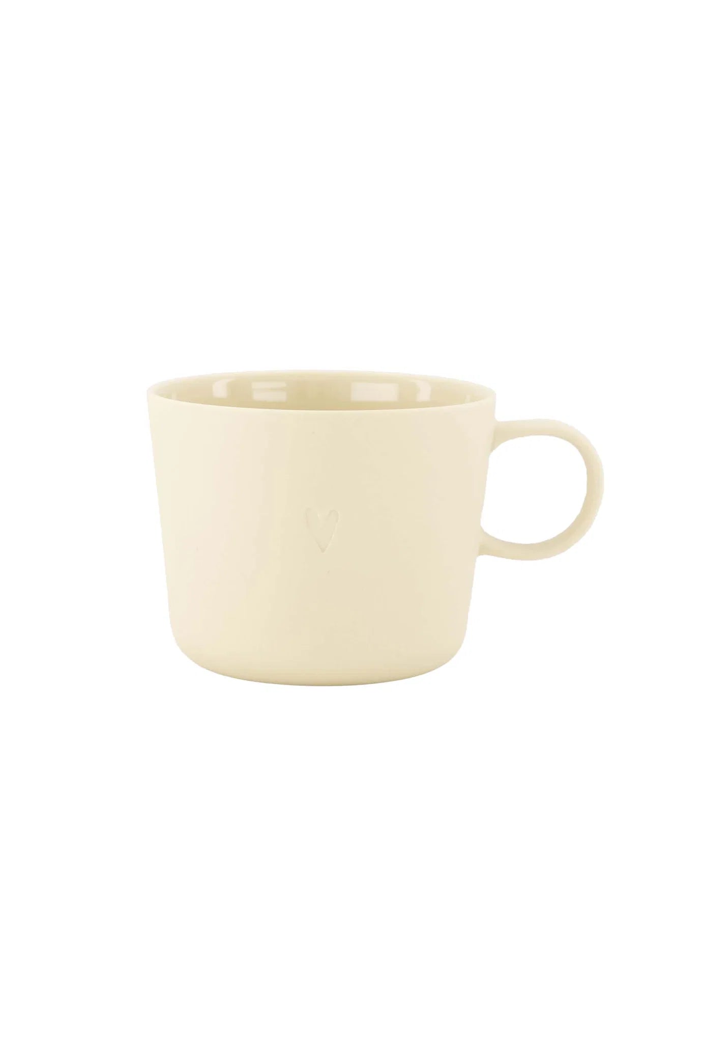 Zusss cappuccino mok hartje zand