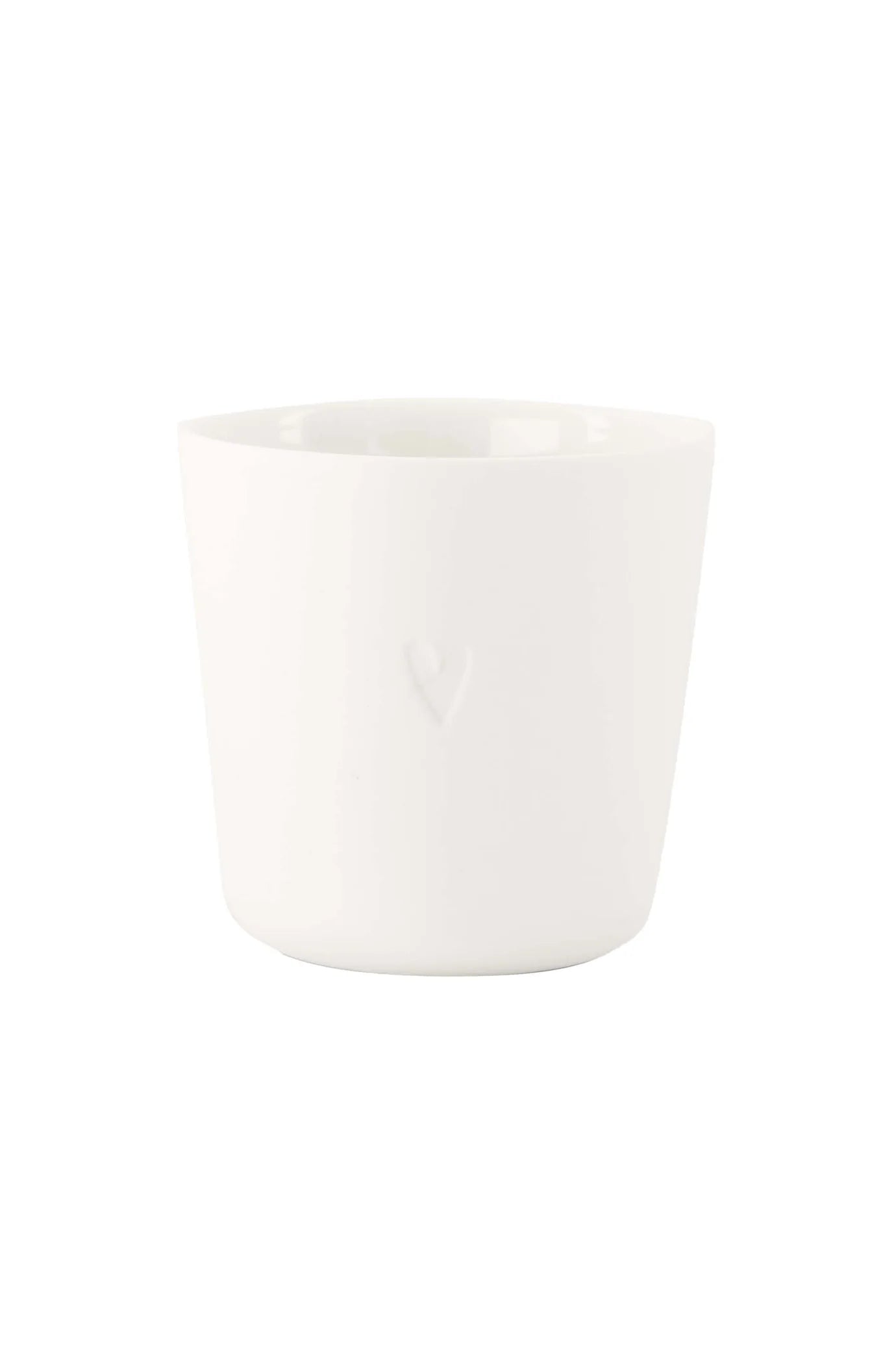 Zusss koffiemok hartje - wit