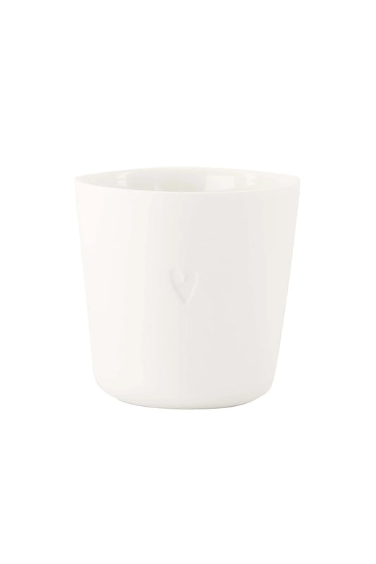 Zusss koffiemok hartje - wit