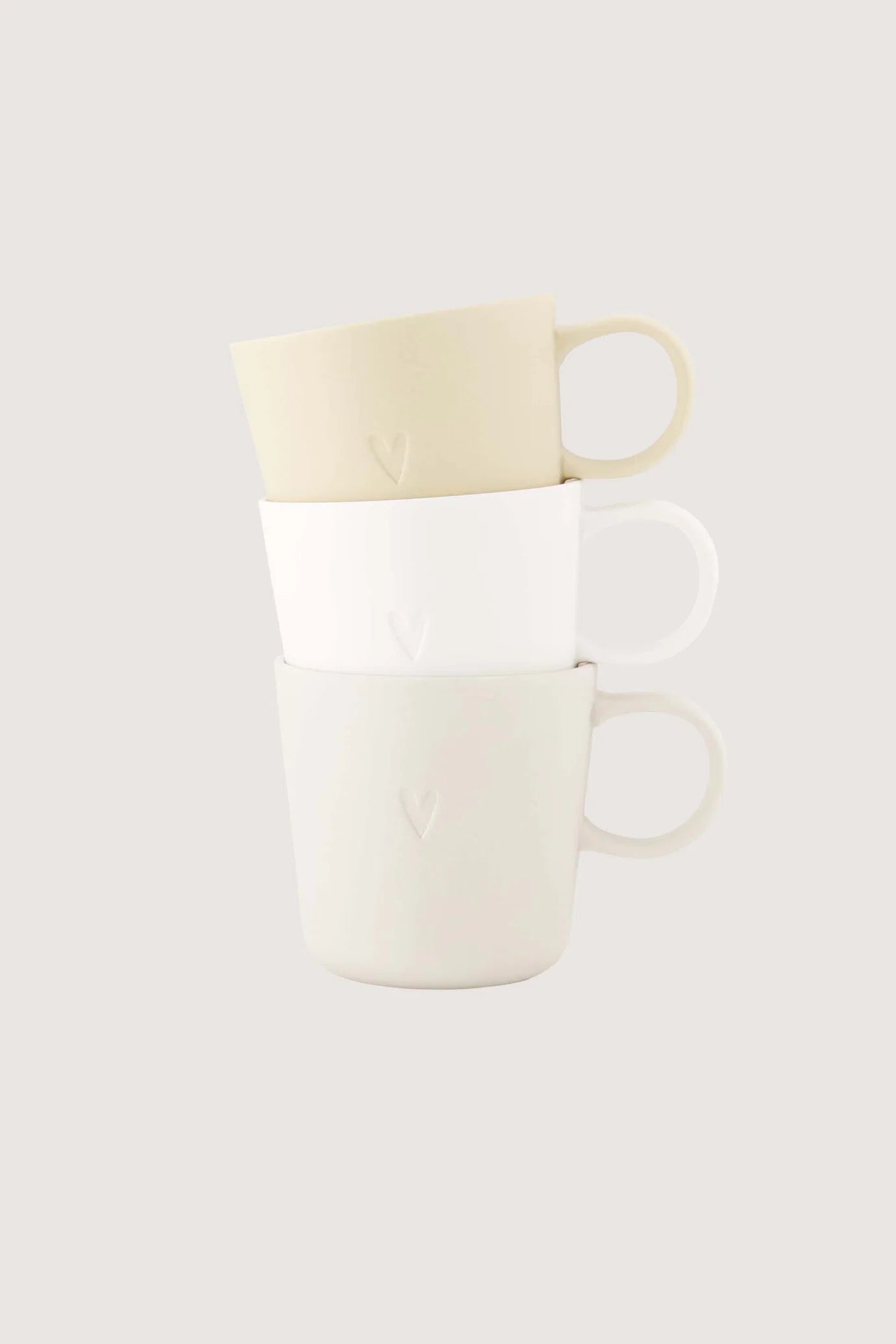 Zusss koffiemok met oor hartje - warm sand