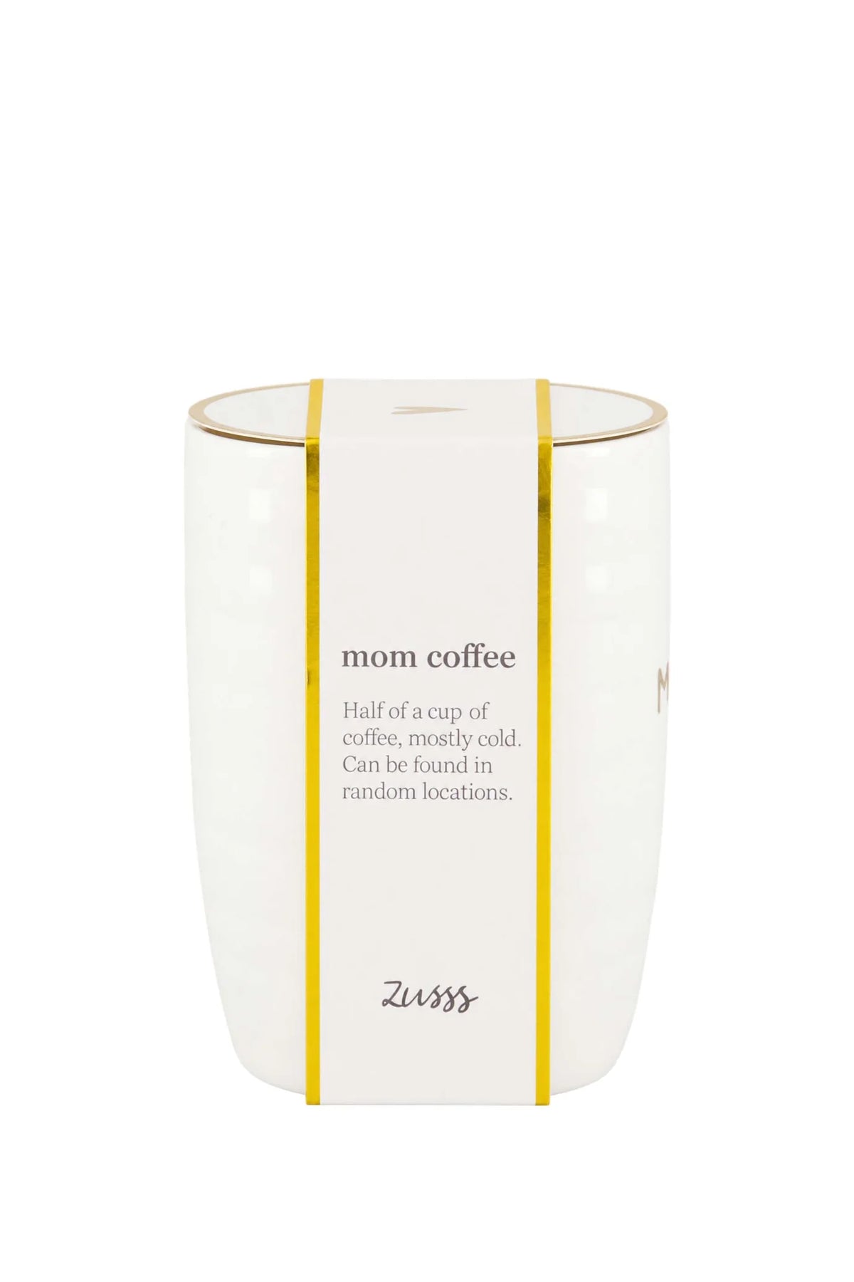 Zusss koffiemok MOM - gouden letters