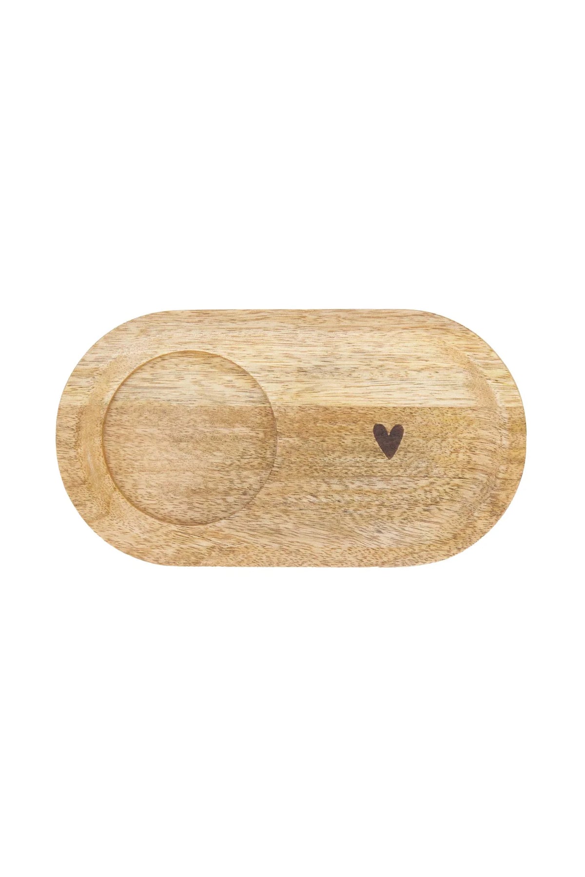 Zusss serveerplankje hout hartje