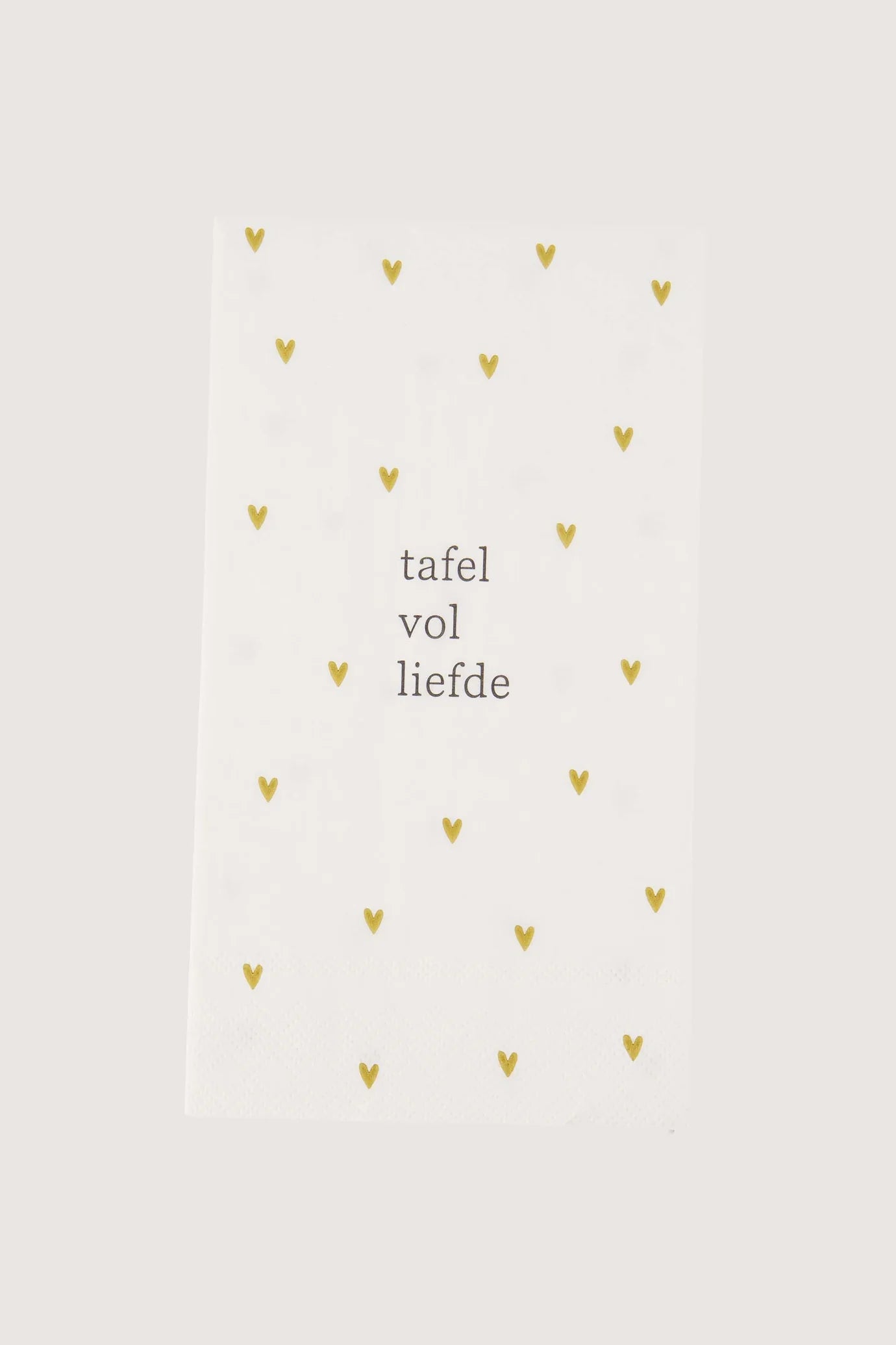 Zusss servetten rechthoek hartjes tafel vol liefde