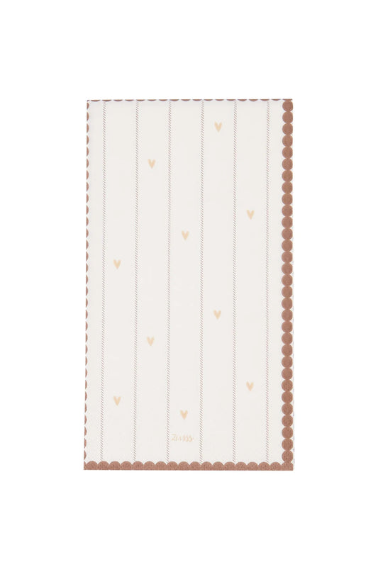 Zusss servetten rechthoek hartjes