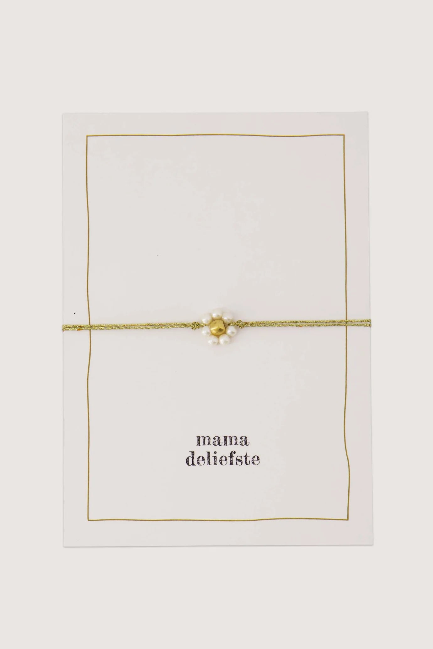 Zusss ansichtkaart armbandje mama deliefste