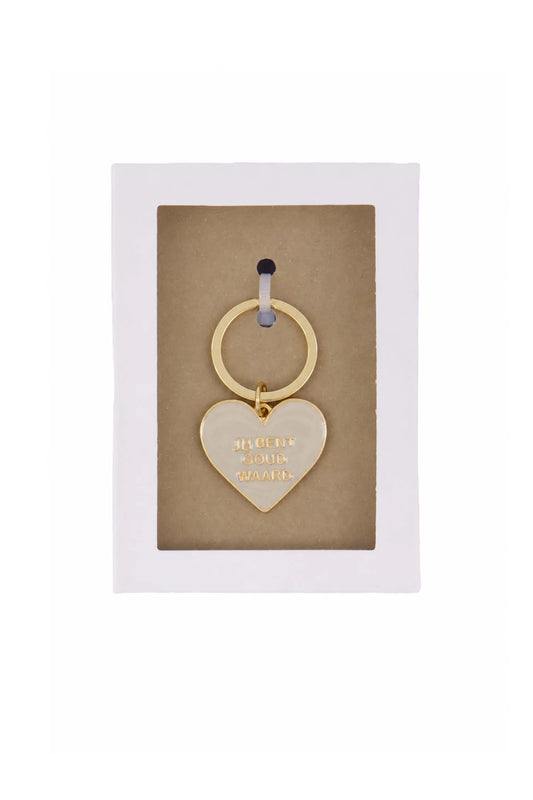 Zusss sleutelhanger in doosje jij bent goud waard