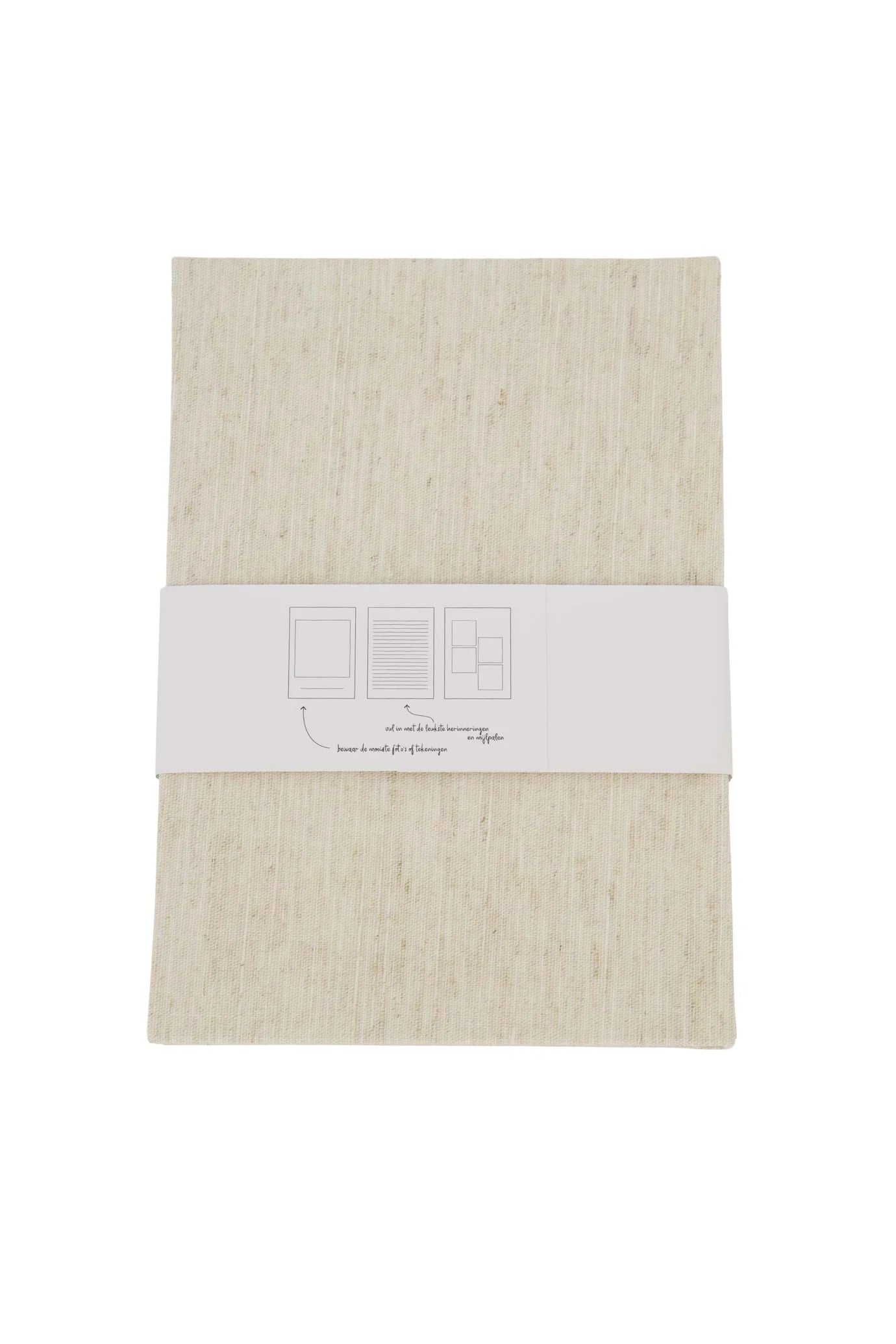 Zusss herinneringenboekje linnen/goud