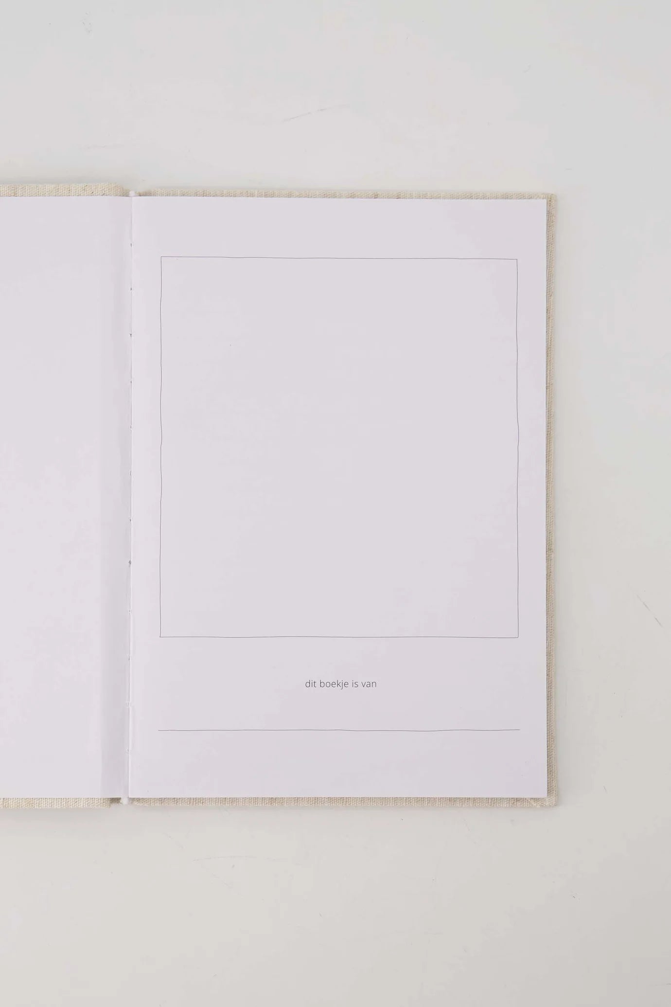 Zusss herinneringenboekje linnen/goud