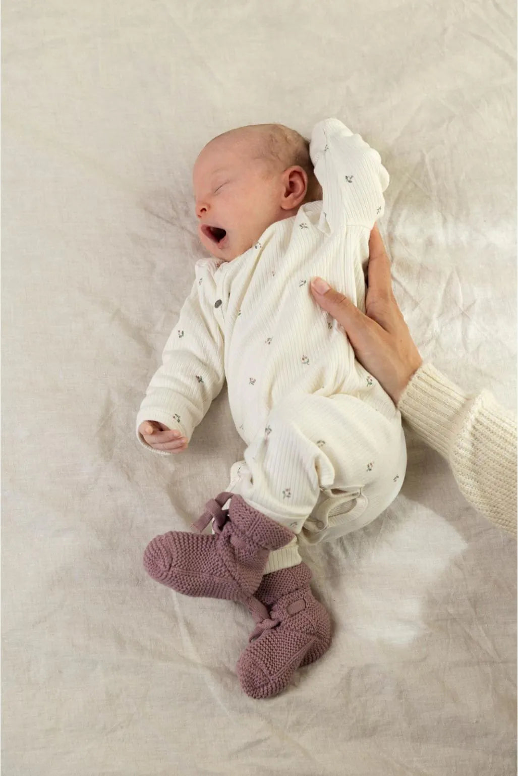 Noppies Newborn Slofjes Nelson - Deauville Mauve