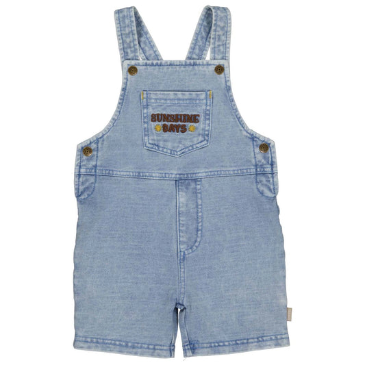 Bess - Salopette Short jog denim - light wash