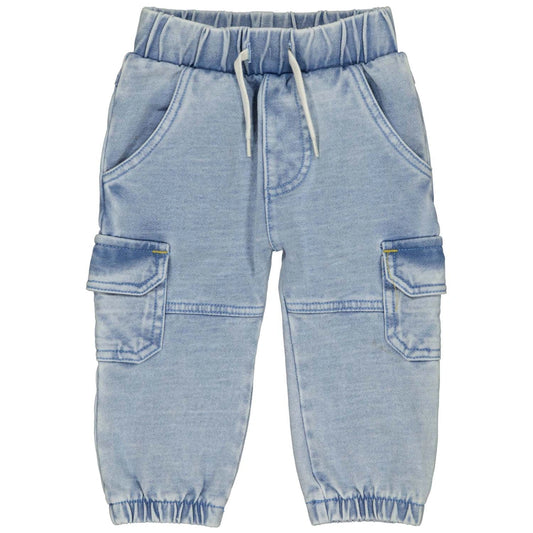 Bess - Broek Jog Denim - Light Wash