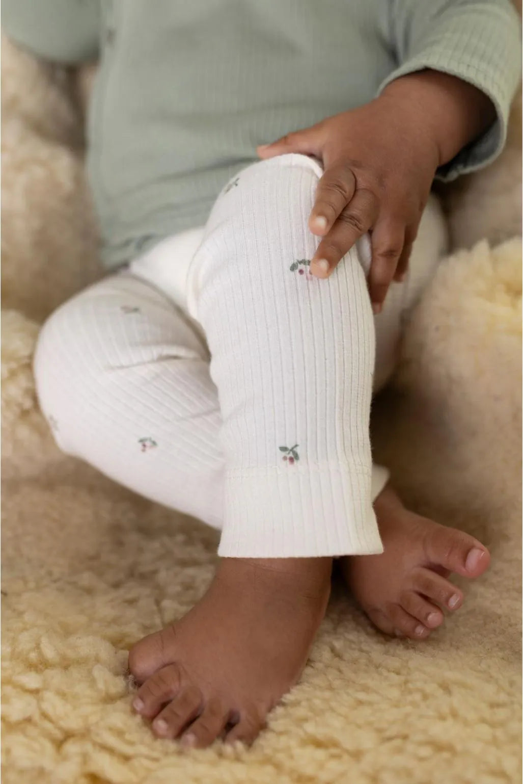Noppies Newborn Legging - Egret