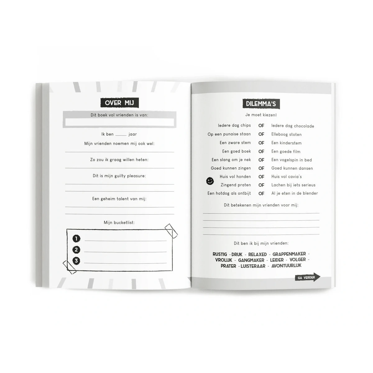 Vriendenboek voor volwassenen - Kleurenfestijn