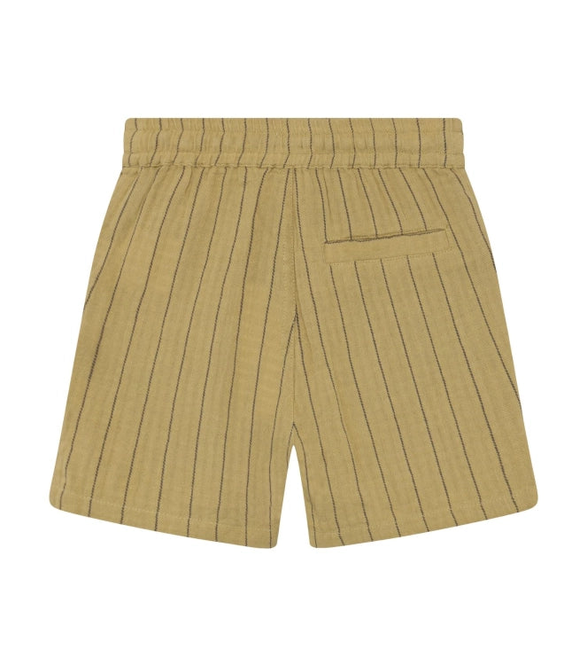 Daily7 Korte broek met streep Pale Olive Green