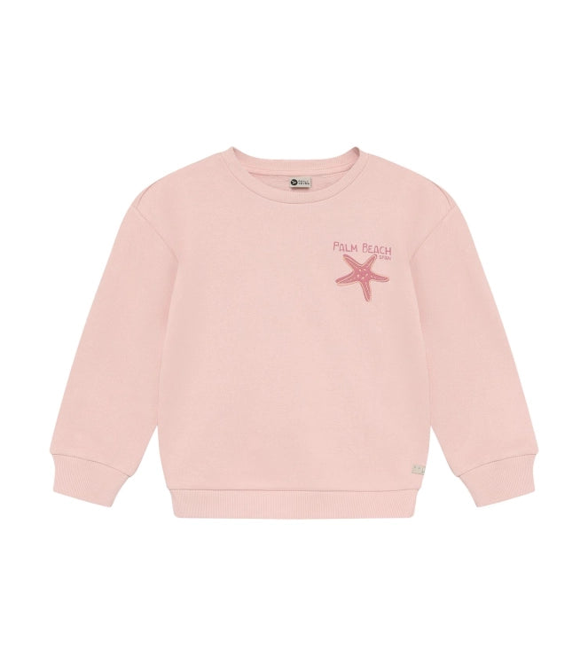 Daily7 - Sweater backprint - Silver pink