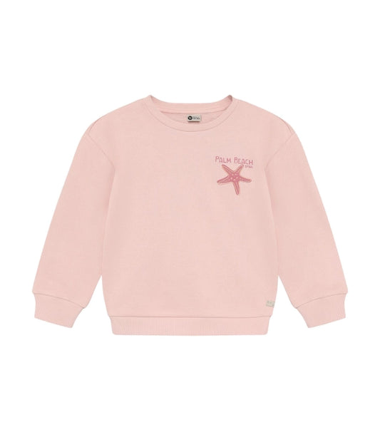 Daily7 - Sweater backprint - Silver pink