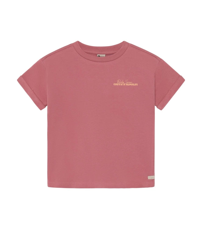 Daily7 T-shirt Backprint Heather Rose