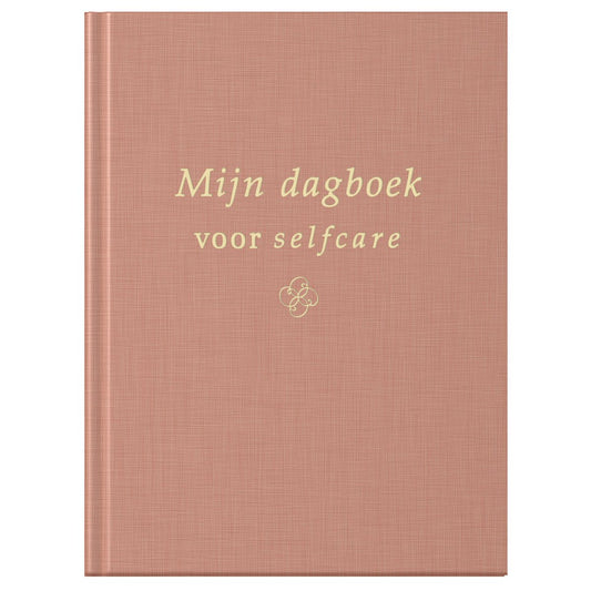 Dagboek voor Selfcare - Linnen roze met goudfolie