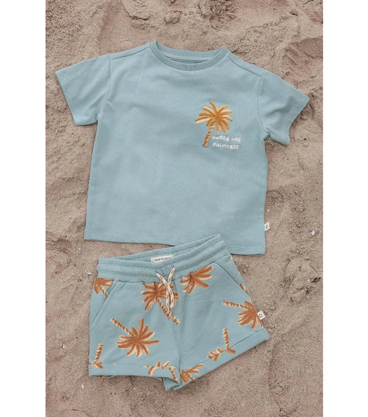 Your Wishes - Palms relaxed shorts - Ocean