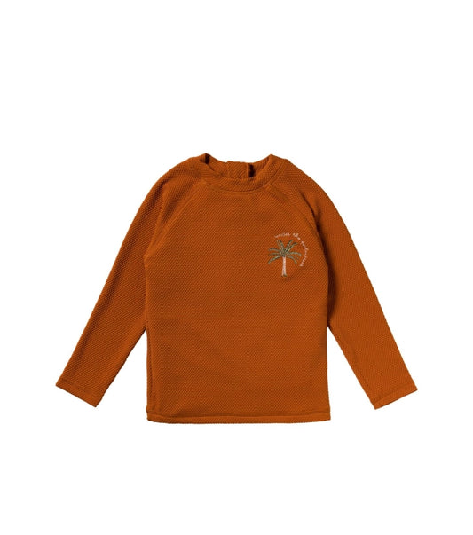 Solid | Swim Longsleeve | Bombay Brown