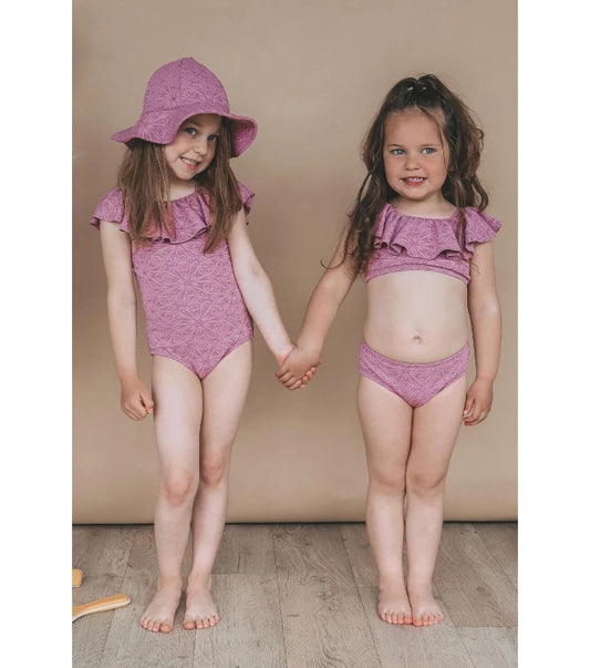 Salted Stories - Broderie Bikini - Dusky Orchid