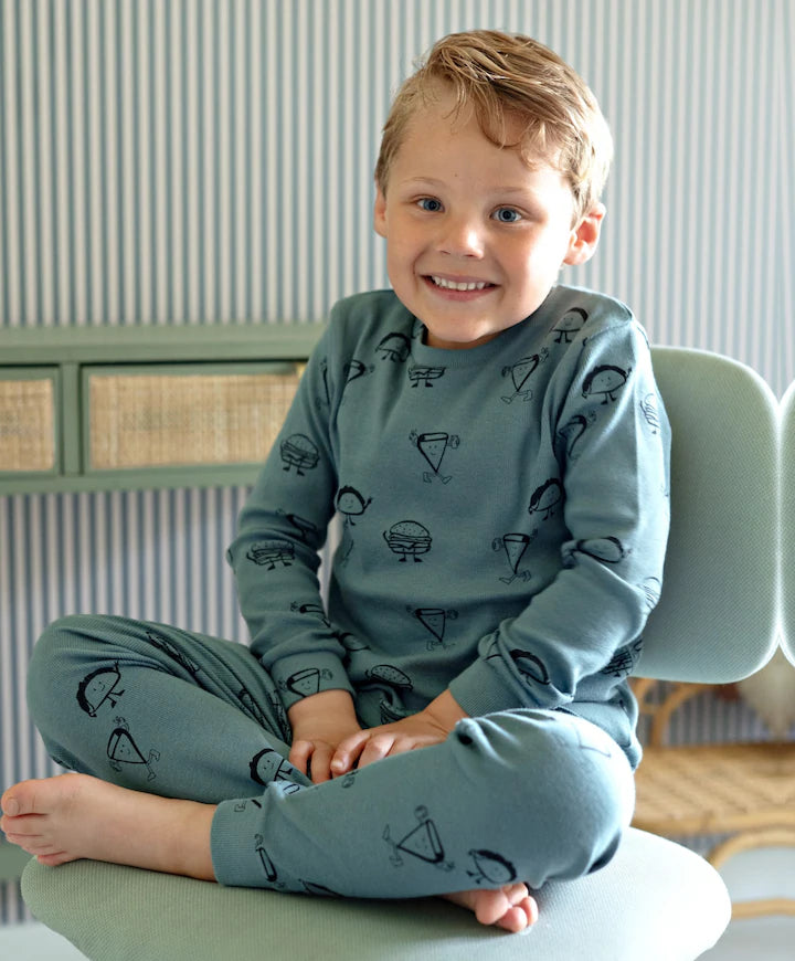 Feetje pyjama Jack Snack Premium Sleepwear – Petrol