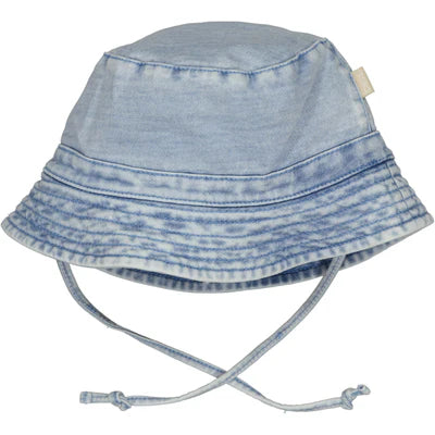 Bess - baby zonnehoedje - Buckethat Jog denim - Light wash