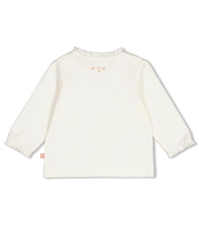 Feetje Longsleeve - Fall in Love Offwhite