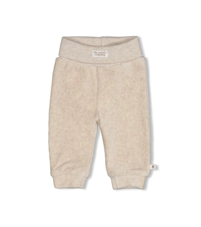 Feetje Broek velours rib - The Cuddle Company Taupe melange
