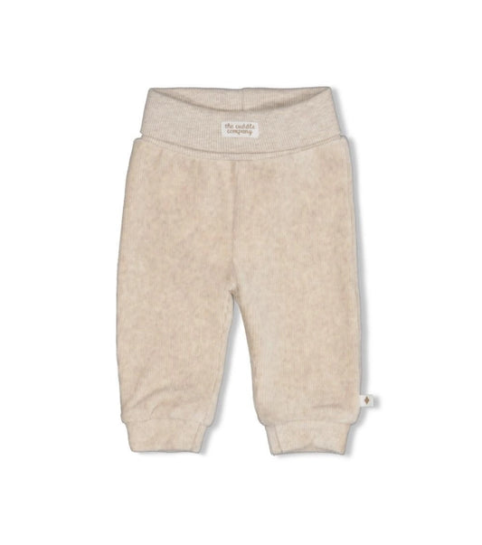 Feetje Broek velours rib - The Cuddle Company Taupe melange