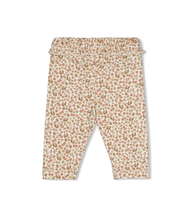 Feetje Legging AOP - Fall in Love Offwhite