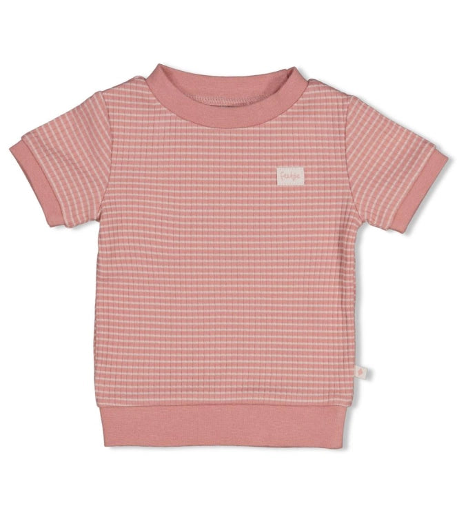 Feetje Shortama wafelpyjama - Summer Special Mauve