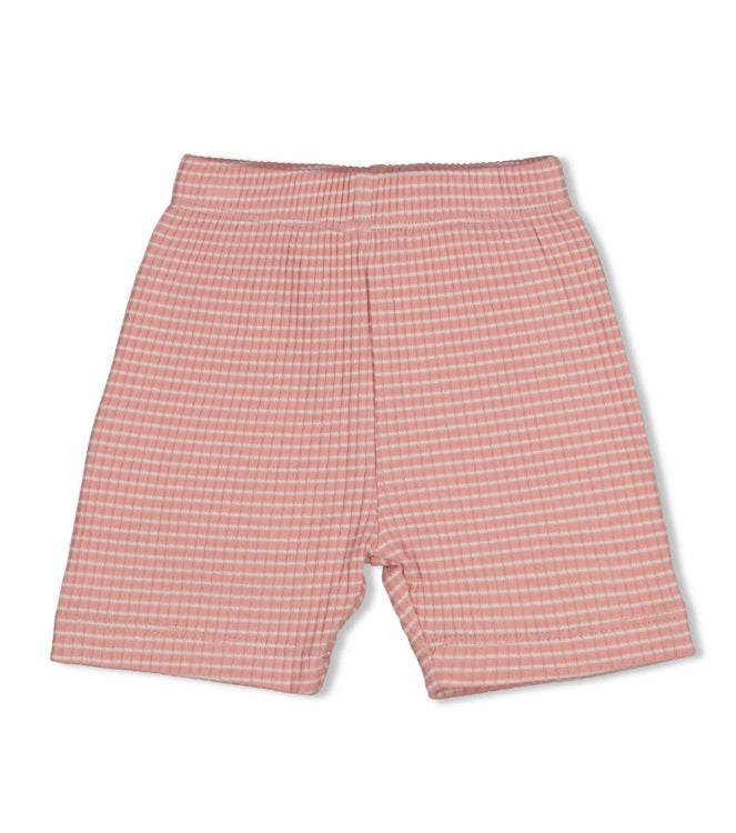 Feetje Shortama wafelpyjama - Summer Special Mauve
