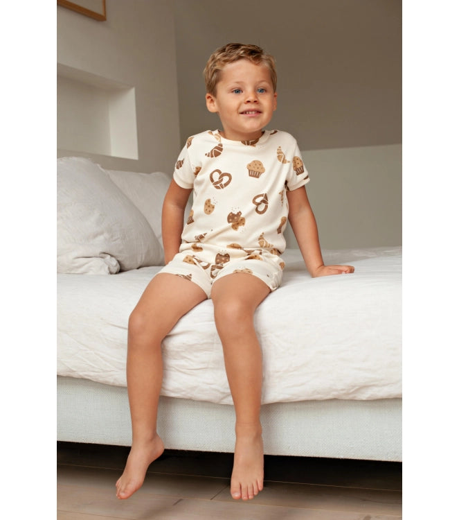 Feetje premium unisex shortama - Cosy Crumbs - zomer pyjama