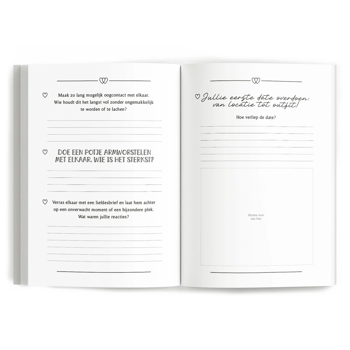 Bucketlist boek - Onze bucketlist uitdagingen 'voor liefdeskoppels'