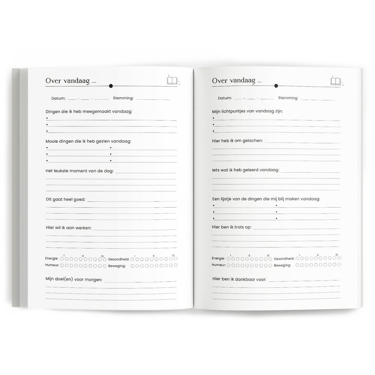 Een moment per dag dagboek - Beige