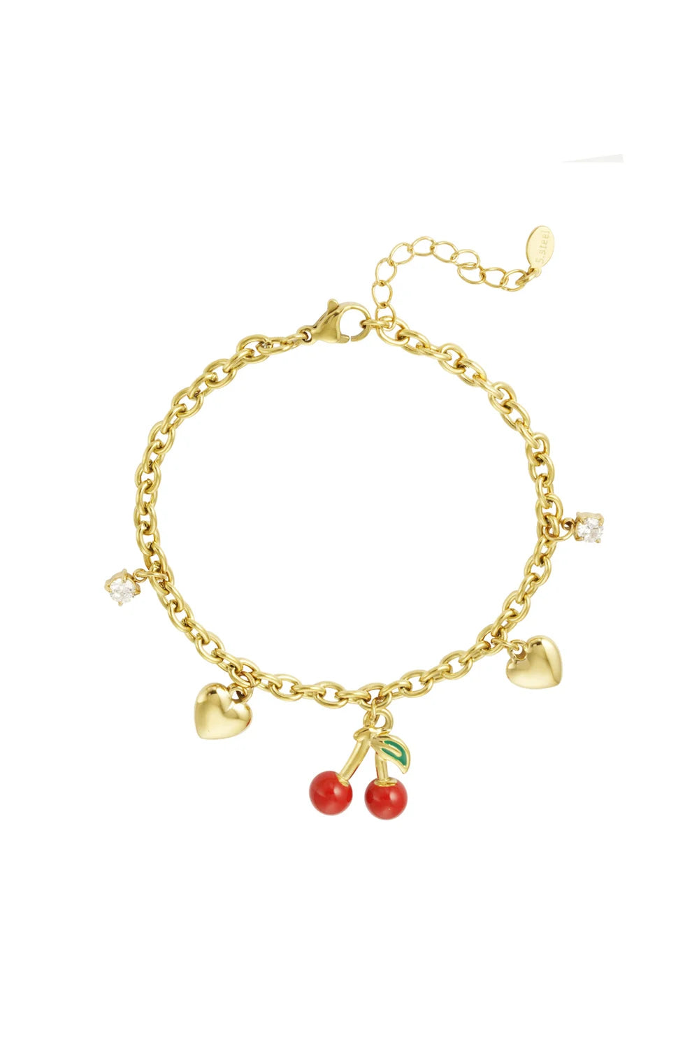 Armband stainless steel goud - Cherish