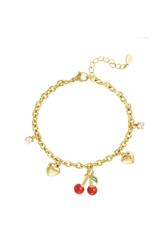 Armband stainless steel goud - Cherish