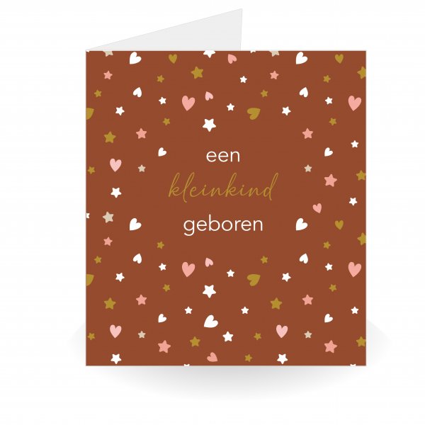 Een Kleinkind Geboren Kaart – Felicitatiekaart voor Opa en Oma