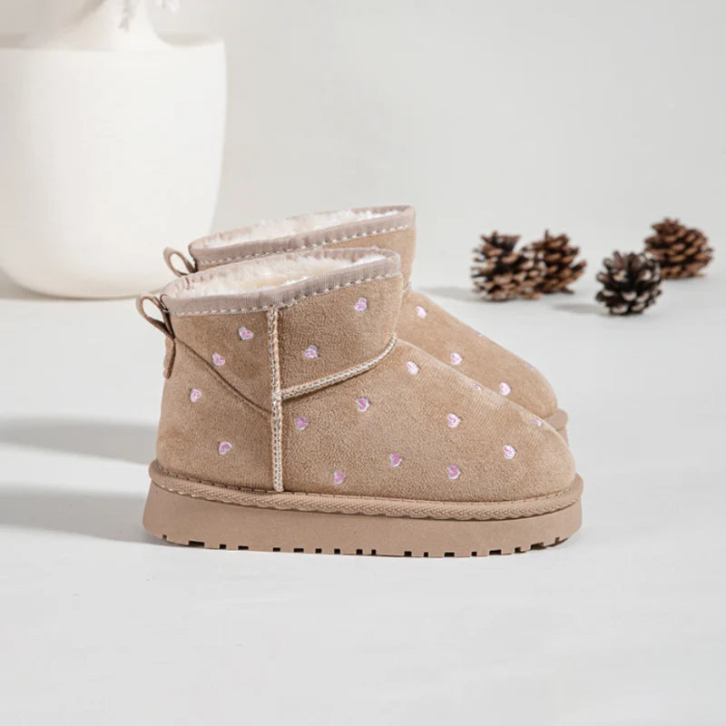Heart Boots - Beige kids