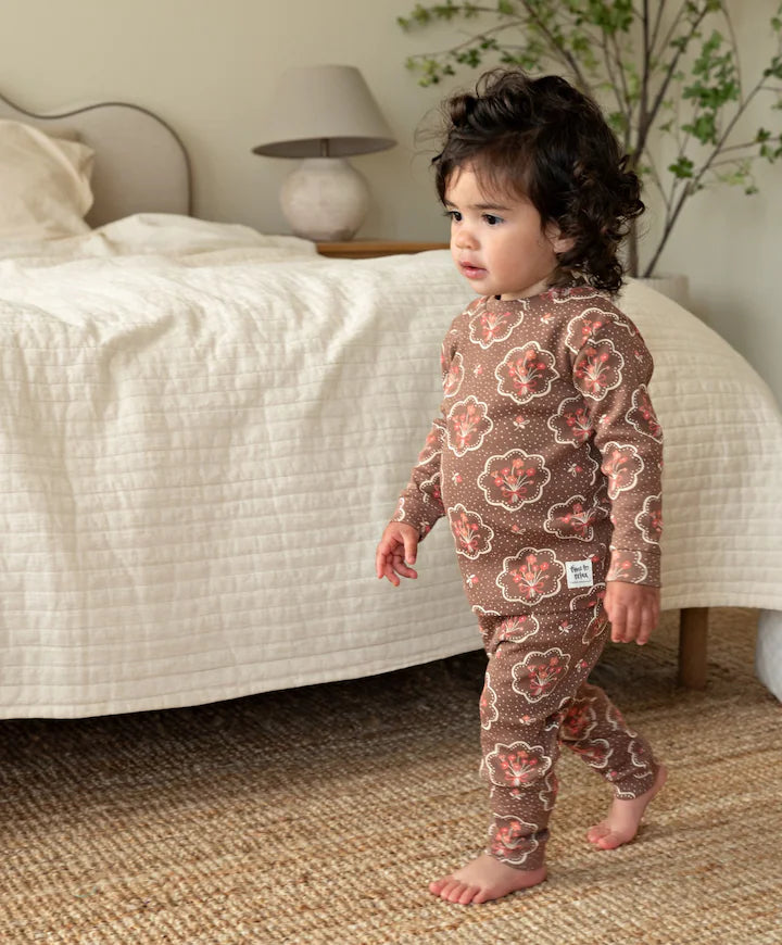 Feetje pyjama Maddie Medallion Premium Sleepwear – Bruin