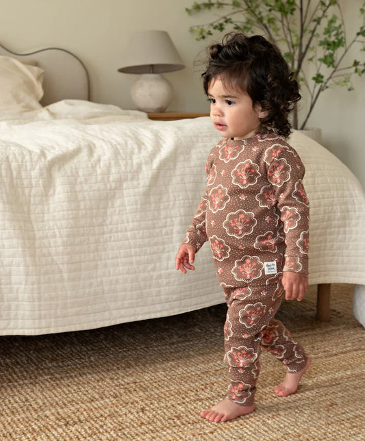 Feetje pyjama Maddie Medallion Premium Sleepwear – Bruin
